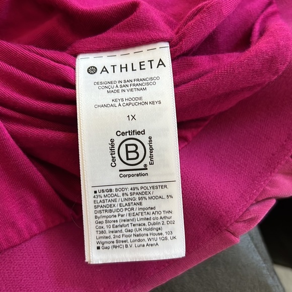 NWT Athleta Alicia Keys Seasoft Hoodie - Picture 14 of 14